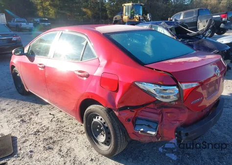 2015 Toyota Corolla Le z USA, uszkodzony, nr VIN 2T1BURHE4FC349274